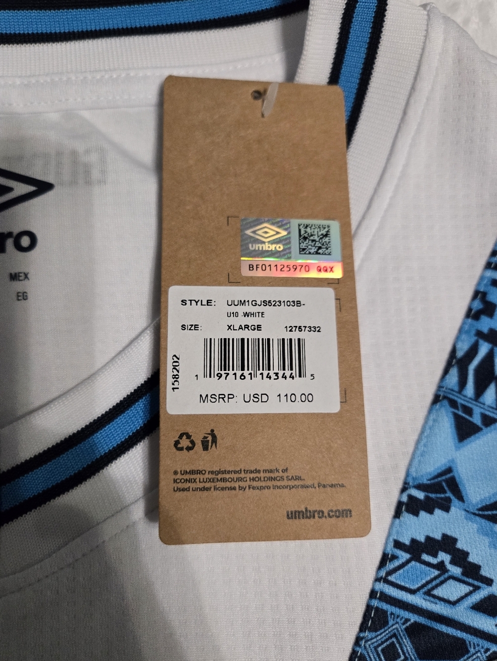 Umbro Men's 23/24 Guatemala National Team Soccer Jersey X-Large - Picture 9 of 11